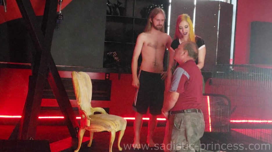 Goddess Lilith – Cuckold Slave Worships New Masters Feet